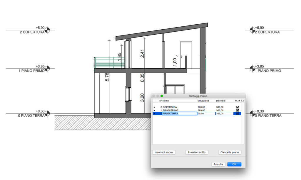 ArchiCAD vincoli