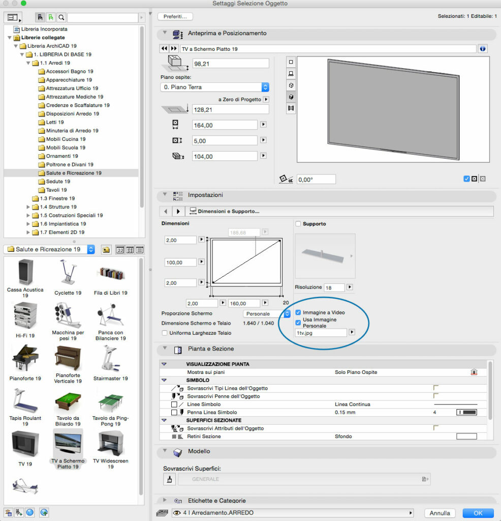 ArchiCAD 19 immagine personale