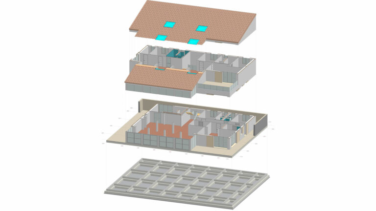 Esploso assonometrico archicad