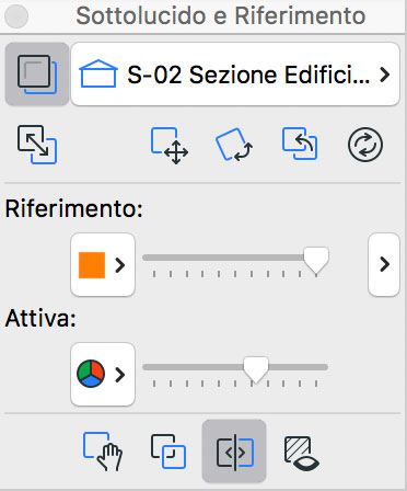 archicad palette sottolucido